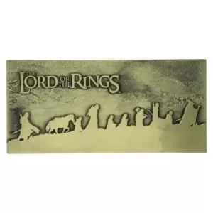 Image of Lord of the Rings The Fellowship Plaque Limited Edition