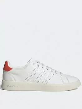 Image of adidas Advantage Premium Trainers - White, Size 6, Men