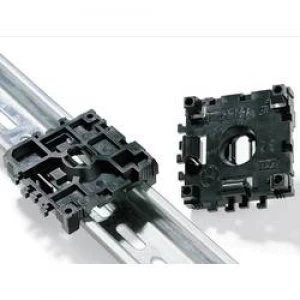 Image of HellermannTyton 181 45130 DINBLOK3 DINBLOK3 Fixing Block Black