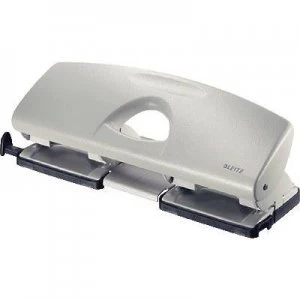 Image of Leitz Multi-hole punch 5022-00-85 No. of sheets (max.):16 sheets (80 g/m²) No. of punches:4 Grey