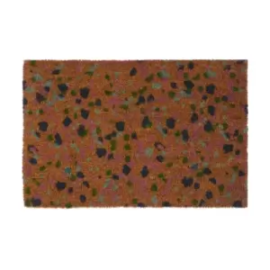 Image of Premier Housewares Sustain Terazzo PVC Backed Coir Doormat