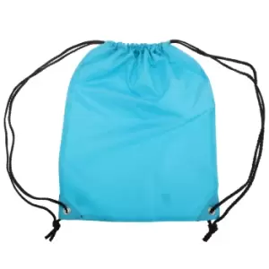 Image of Shugon Stafford Plain Drawstring Tote Bag - 13 Litres (One Size) (Light Blue)