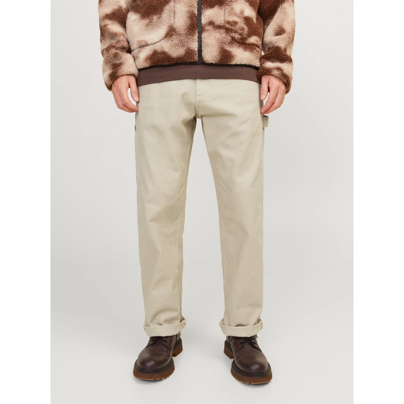 Image of Jack and Jones Eddie Carpenter Trouser - Beige Beige 30 R