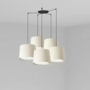 Image of Conga Cluster Pendant Ceiling Light White, E27