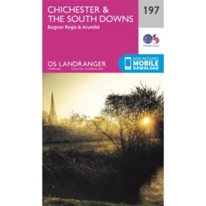 Image of Chichester & the South Downs by Ordnance Survey (Sheet map, folded, 2016)
