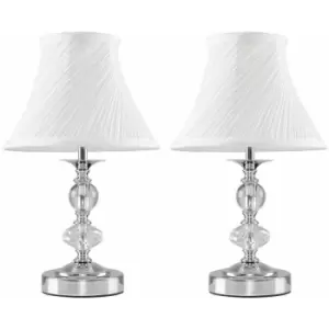 Image of Touch Table Lamp Light Chrome Brass Traditional Living Room Light