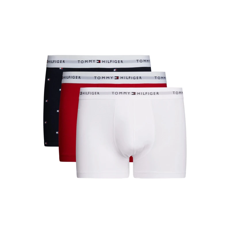 Image of Tommy Hilfiger 3 Pack Signature Boxer Shorts3P TRUNK Trunks Small Black 42113344350