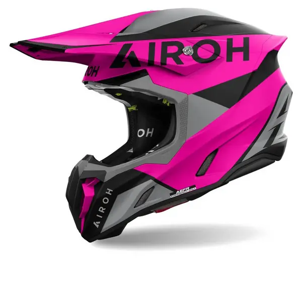 Image of Airoh Twist 3 King Purple Grey Offroad Helmet Size L
