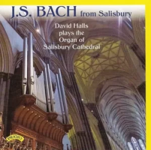 Image of JS Bach From Salisbury David Halls Plays the Organ of Salisbury Cathedral by Johann Sebastian Bach CD Album