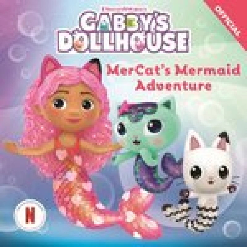 Image of DreamWorks Gabby's Dollhouse: MerCat's Mermaid Adventure Paperback / softback