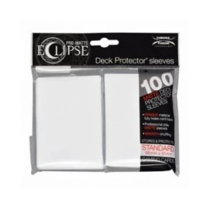 Image of Ultra Pro Eclipse PRO Matte Arctic White Standard 100 Sleeves case of 6