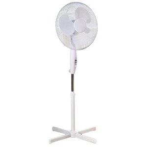 Image of Daewoo 16" Stand Fan - White