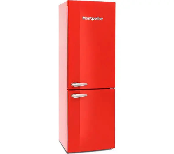 Image of Montpellier MAB386ER 335L Retro Frost Free Fridge Freezer