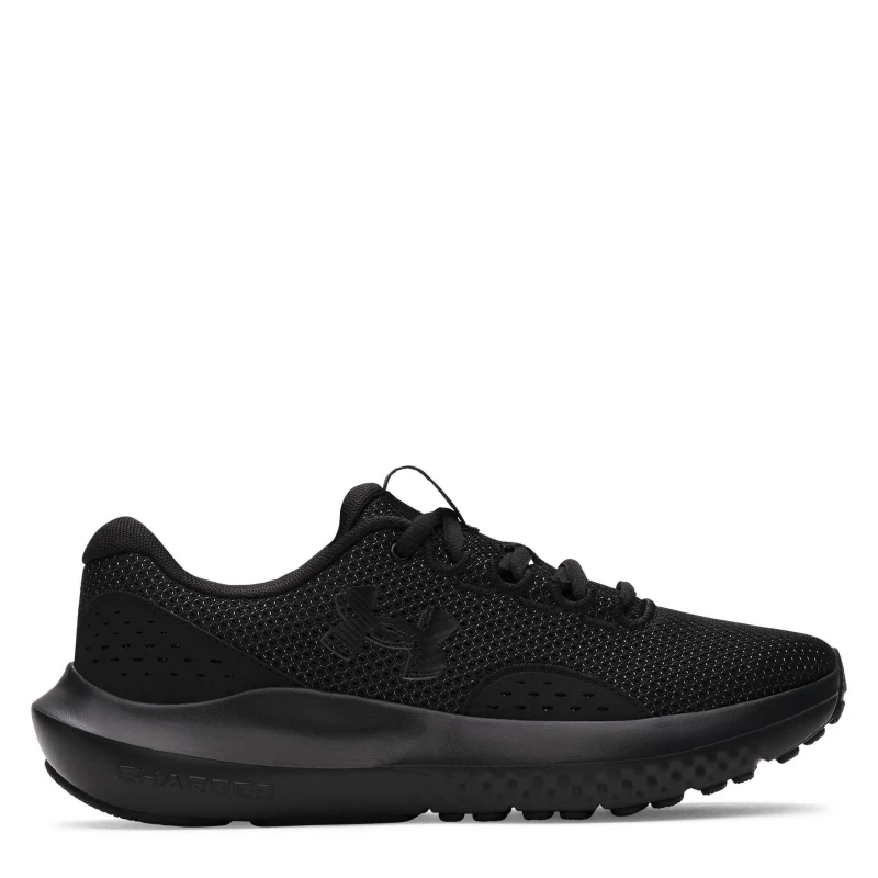 Image of Under Armour Surge 4 Running Shoes Womens Runners 4 (37.5) Black 27298603240