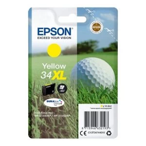 Image of Epson Golf ball 34XL Yellow Ink Cartridge