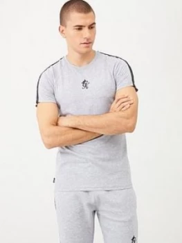 Image of Gym King Printed Tape Tee - Grey