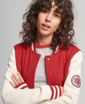 Image of Superdry Vintage Varsity Jersey Bomber Jacket