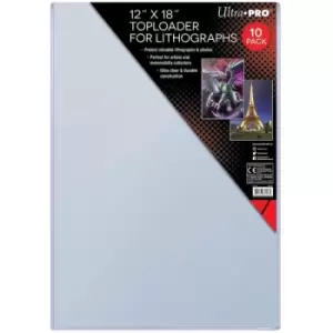 Image of Ultra Pro 12 x 18 Toploader 10 Pack