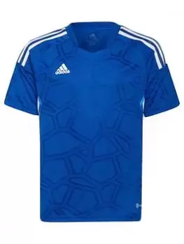 Image of adidas Condivo 22 Match Day Jersey, Black/White, Size 5-6 Years