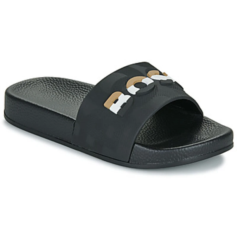 Image of Boss Boss Boss Iconic Slides In53 - Black C9 Male