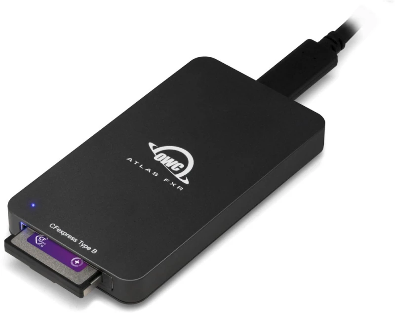 Image of OWC OWC Atlas FXR card reader Thunderbolt 3/USB 3.2 Gen 2 (3.1 Gen 2) Black OWCTB3CFXRDR
