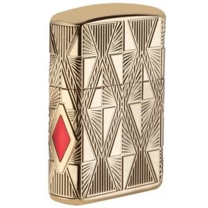 Image of Zippo Luxury Diamond Design Armor Deep Carve Lighters