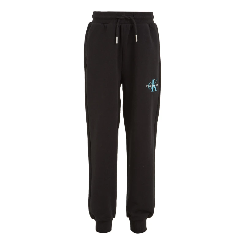 Image of Calvin Klein Jeans Monogram Jogging Bottoms Juniors - Black One Size
