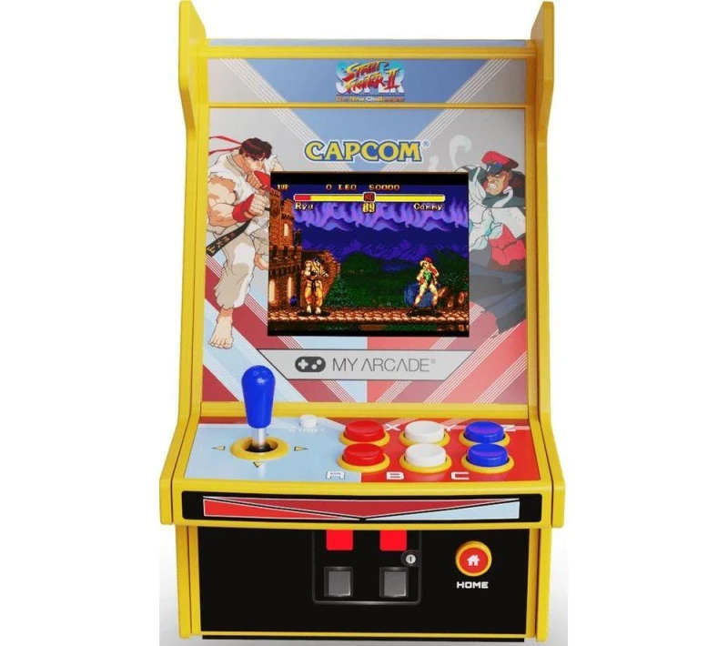 Image of Micro Player Pro 6.7 Super Street Fighter II Portable Retro Arcade (2 Games In 1)