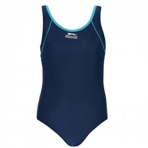 Image of Slazenger Basic Swimsuit Junior Girls - Navy