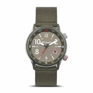 Image of Columbia CSC01-008 Outbacker Olive 3-Hand Date Olive Nylon Watch