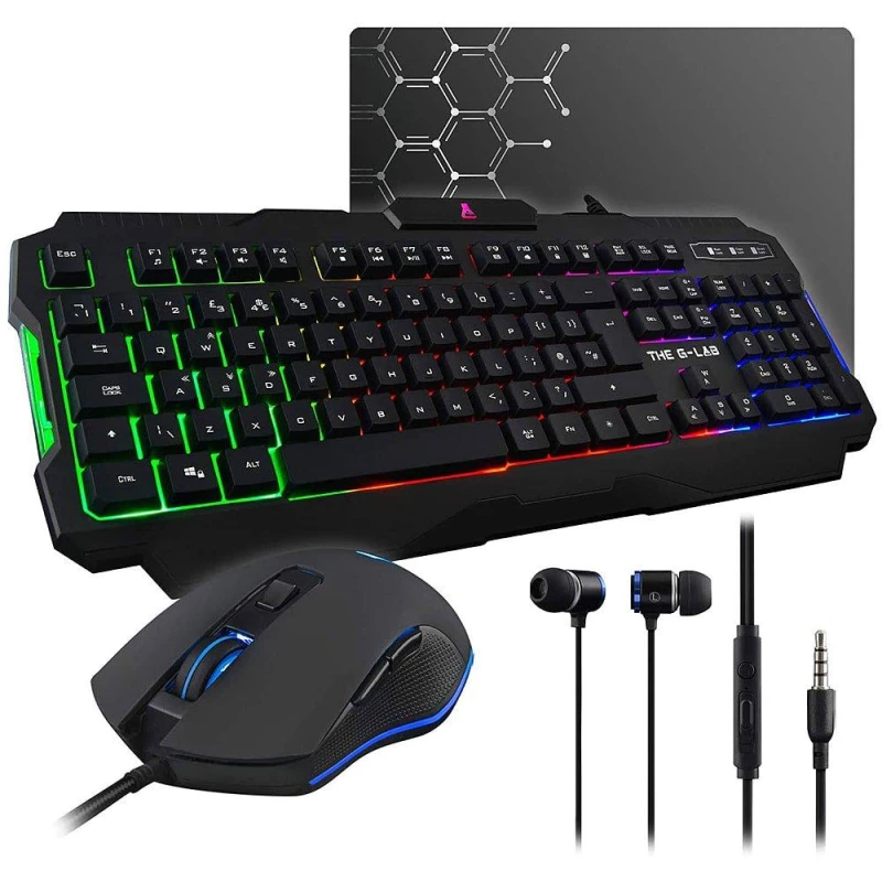 Image of G-Lab Combo Helium Gaming Kit - Black One Size