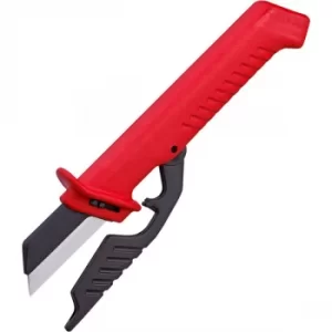 Image of Knipex 98 56 Cable Knife With Replaceable Blade 185mm