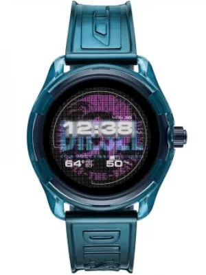 Image of Diesel On Fadelite Blue Transparent Smartwatch DZT2020