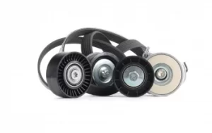 Image of GATES Poly V-Belt OPEL,VAUXHALL K026PK1368 Ribbed Belt,V Ribbed Belt,Multi V Belt,Poly Belt,V-Ribbed Belt Set