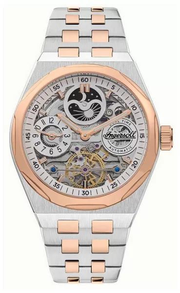 Image of Ingersoll I12906 The Broadway Automatic (43mm) Skeleton Dial Watch