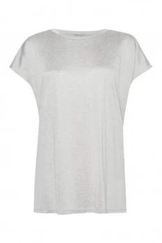 Image of Great Plains Silky Jersey Top Grey Marl