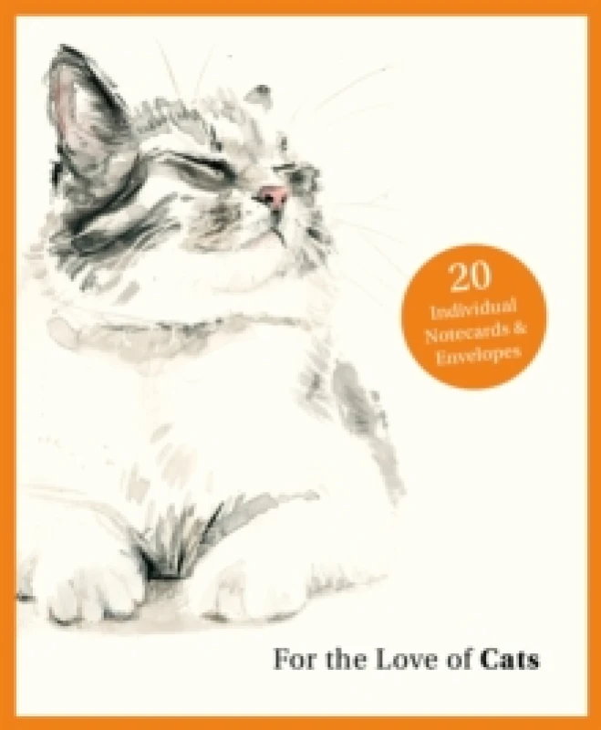 Image of For the Love of Cats: 20 Individual Notecards and Envelopes : 20 Individual Notecards and Envelopes Cards