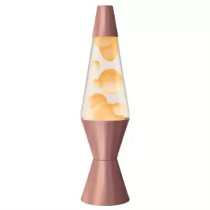 Image of Lava Lamp 14.5" Gold/Clear