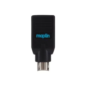 Image of Maplin Premium USB A 2.0 Female to PS/2 Male Adapter