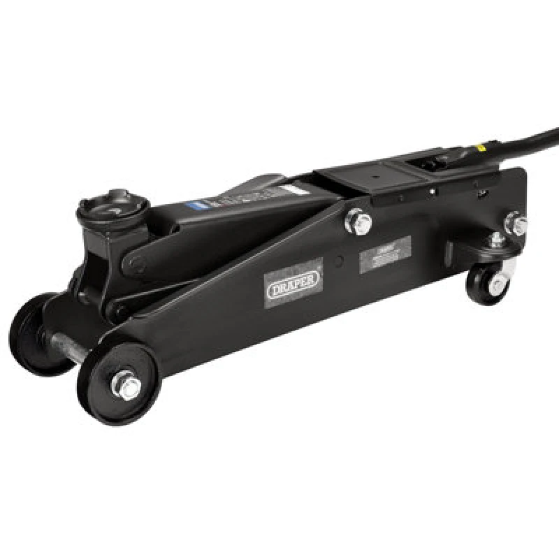 Image of Draper Long Chassis Trolley Jack, 3 Tonne, Black 27635