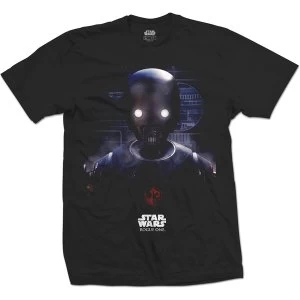Image of Star Wars - Rogue One K-2SO Prime Force 01 Unisex Medium T-Shirt - Black