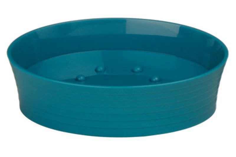 Image of Premier Housewares ABS Bathe Plastic Soap Dish Blue