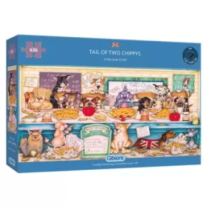 Image of Gibsons Tail of Two Chippys 636 Piece Jigsaw Puzzle