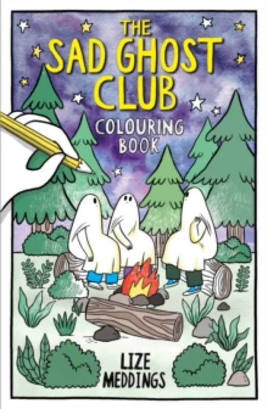 Image of The Sad Ghost Club Colouring Book : A comfy cosy colouring book for all ages Paperback / softback