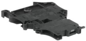 Image of Phoenix Contact Ut 4-Hesiled 24 (5X20) Terminal Block, Din Rail, 2Pos, 4Awg