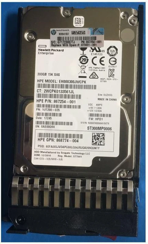 Image of HPE HDD 300GB 12G 15K SFF SAS