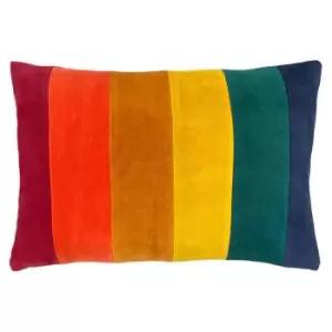Image of Furn Rainbow Cushion Cover (One Size) (Jewel)