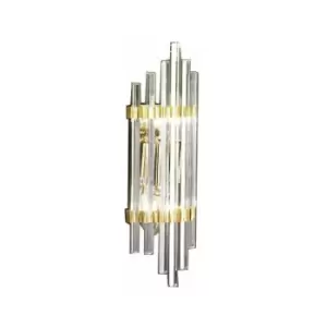 Image of Kolarz ONTARIO - Lifestyle Crystal Wall Light Polished Gold, 2x E14