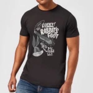 Image of Looney Tunes ACME Lucky Rabbits Foot Mens T-Shirt - Black