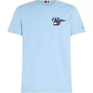 Image of Tommy Hilfiger Hilfiger Painted Graphic Tee - Blue